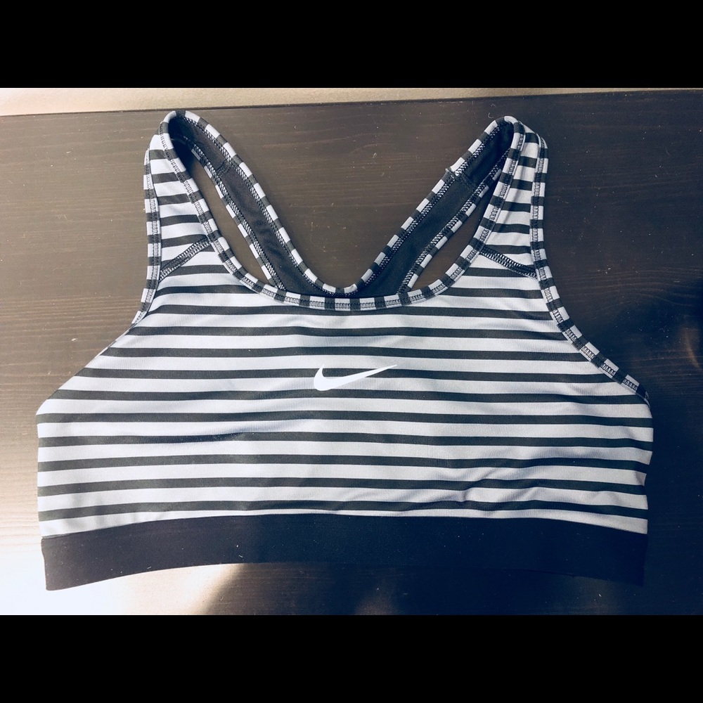 Nike Pro Classic Stripe Sports Bra